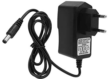 Adaptador de Fuente de Alimentación de 12V 1A, Adaptador de Fuente de Alimentación de Reemplazo de Monitoreo, Adaptador de Funciones de Corriente Constante de Aislamiento 100~240V Enchufe de la UE
