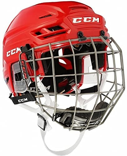 CCM Tacks 210 Combo Helm Senior, Größe:L, Farbe:rot