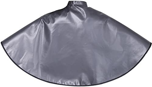 2 Stück Haarschneideumhang, Friseurumhang Kurz, Friseurumhang für Erwachsene, Schwarz, Grau,Schwarzer Friseurumhang, Shampoo Umhang, Wasserdichter Friseurumhang,Make-Up Umhang für Damen,Kosmetikerin