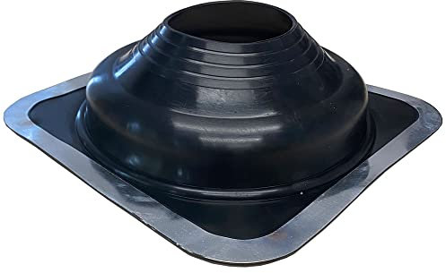 Chimsoc Tubo de goma HT intermitente - Silicona de alta temperatura negra - Se adapta a tubos de diámetro de 160-220 mm