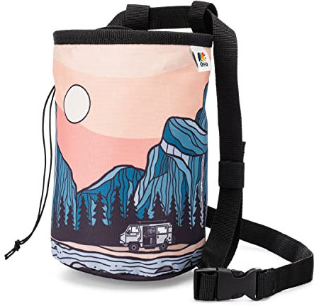 OSO Supply – Kletterkreide-Tasche für Erwachsene und Kinder, Kordelzugverschluss, verstellbarer Hüftgurt, Indoor/Outdoor-Training, Klettern, Bouldern oder Gewichtheben (Yosemite)