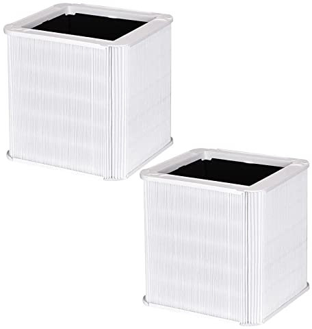 OxoxO 2Pack 211+ Replacement Filter,Foldable Particle HEPA and Carbon Replacement Filter Compatible with Blueair Blue Pure 211+ Air Cleaner Purifier