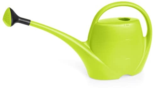 Gießkanne klein mit Brause für den Zimmerpflanzen 2,5 L - Blumengießkanne aus Hochwertigem Kunststoff - Giesskanne für Innen- und Außenbereich - Ideal für Zimmerpflanzen, Grün