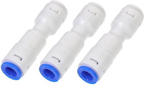DOITOOL 3 Pièces Clapet Anti-Retour Filtre À Eau De Maison Adaptateurs De Filtre À Eau Raccord De Tube D'Eau Conduites D'Eau Clapet Anti-Retour 1/4 Connecteurs De Tuyaux En Plastique
