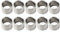 10 Pièces Rondelles Métalliques, 15mm OD 12mm ID Acier Inoxydable Rondelle Plate Assortiment Entretoise Rondelle Accessoire Matériel(12mm / 0.47in)