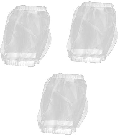 iplusmile 3 STK Vogelgitterabdeckung Weiß Vogelkäfig Netz