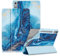 DINGGUAGUA Custodia per Lenovo Tab P12 12.7 Pollici 2023 TB374FC Tablet,Morbido TPU Cover con Funzione Supporto,Mare blu
