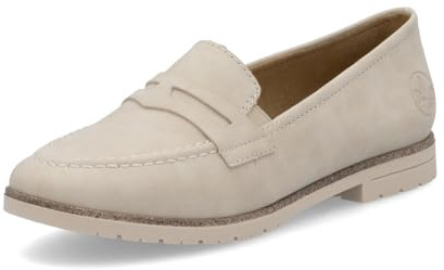 Rieker Damen Low-Top Sneaker 45300, Frauen Halbschuhe,Turnschuhe,Laufschuhe,straßenschuhe,Strassenschuhe,Sportschuhe,beige (62),36 EU / 3.5 UK