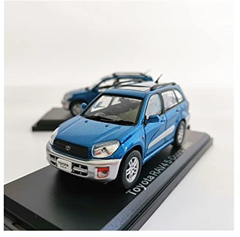 Motorfahrzeuge Replika Auto 1/43 Für Toyota RAV4 2001 Simulation Klassisches Automodell Metalldruckguss Fahrzeug Erwachsenensammlung Souvenir Originalgetreue Nachbildung