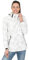 Womens Waterproof Jackets Lightweight Ladies Rain Jacket for Women Outdoor Hiking Printed Breathable (UK, Numeric, 18, Regular, Regular, White)
