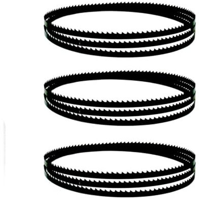 3pcs 2360 mm / (6 mm, 12 mm, 15 mm) / 0,5 mm / (4) T, 6 t) Bandsäsäslade for Bandsägen Basa 3 Scheppach(2360x15x0.5mm 4T)