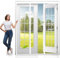 Magnetica per Zanzariera Tenda Porta zanzariera Magnetica Finestra Magnetica 135x265cm Bianco Zanzariera Porta Finestra Battente Zanzariera Fissa Con Telaio Su Misura