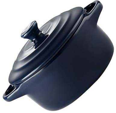 COLLBATH 1stk Schüssel Mit Deckel Auflauf Französische Zwiebelsuppe Topf Nudel Topfdeckel Mikrowelle Suppentassen Servieren Asiatisch Schmortopf Mit Deckel Kompatibel Dampf Suppenschüssel