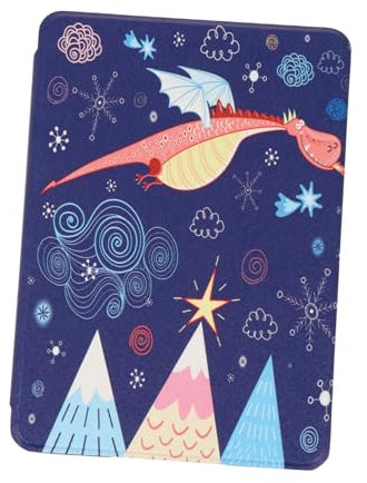 jojofuny Étui pour Liseuse Électronique 4/10 2018 Motif 10 Housse Ultra-Fine pour Liseuse Fonction Veille/réveil Robuste Et Facile À Utiliser