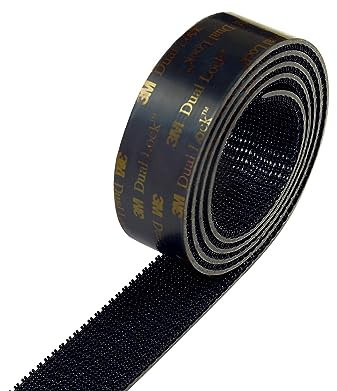 Dual Lock Adhesive Tape, Thin Extra Strong Heavy Duty Tape, Waterproof and Resealable, Mounting Tape Made with 3M SJ3550CF (SJ3550CF_25.4mm x 4m)