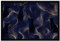 Momentals® Fußmatte – Black Beauty | Katzen & Zierlinien | 60x40cm | rutschfeste Rückseite