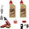 COMPATIBILE CON APRILIA SCARABEO 100 4t TAGLIANDO-MANUTENZIONE COMPLETO MOTORE CAMBIO LUBRIFICANTE CASTROL POWER 1 RACING SINTETICO 10W40 4T SUPER ACCELLERAZIONE FILTRO OLIO+F.ARIA+CANDELA