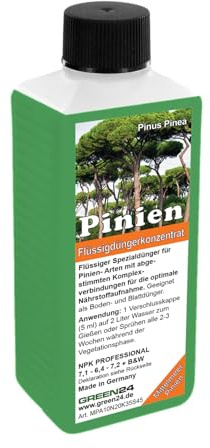 Pinien-Dünger – Pinus pinea NPK Spezialdünger für prächtige Mittelmeer-Pinien 250ml