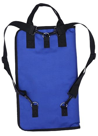 TOYANDONA Drumstick Tasche Rucksack für Percussion mit Großem Volumen für Schlagzeuger Blau für Unterrichtsmaterialien und Zubehör
