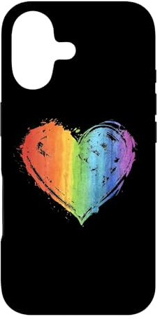 Hülle für iPhone 17 LGBT Pride Herzflagge