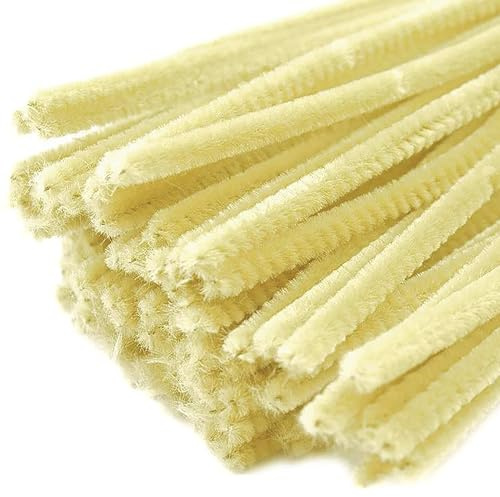 Pfeifenreiniger 20er Set Chenille-Draht 6mm x 30cm, Farbe wählbar | Flexibler Chenilledraht zum Biegen, Formen, Flechten und Basteln – ideal für kreative DIY-Projekte