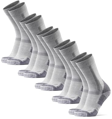 DANISH ENDURANCE Merino Wandersocken, 1, 3 & 5 Paar | Merino Trekkingsocken, Stark Gepolstert & Atmungsaktiv, Geruchshemmend, für Wandern, Trekking & Arbeit, Unisex