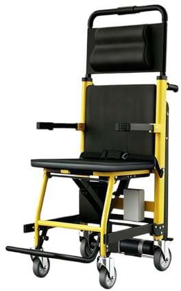 Silla De Ruedas con Sistema De Orugas para Subir Escaleras. Estructura De Aleación De Aluminio De Grado Aeronáutico. Apta para Personas con Discapacidad Y Personas Mayores. 13A