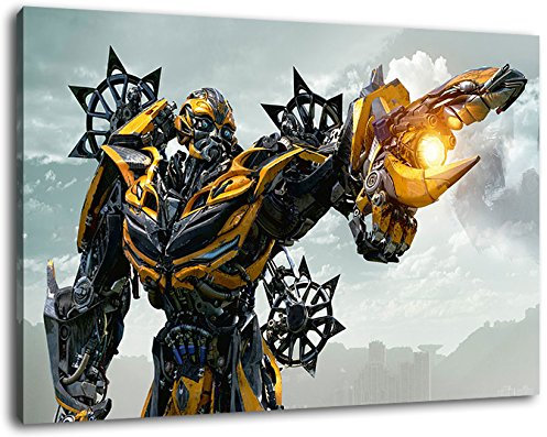 PrintArtGalery Transformers Leinwandbild auf Holzrahmen gespannt Größe: 80x60 cm