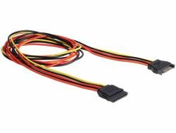 DeLock 60133 - Cable Power SATA 15 Pin Male > SATA 15 Pin Female Extension 100 cm