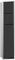 Emco Asis 150 Unterputz Badschrank für WC, Feuchttücher, chrom/schwarz, Einbauschrank, Türanschlag wählbar - 975027950, one size