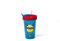 Room Copenhagen Vaso LEGO con pajita Iconic