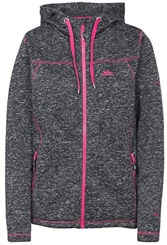 Trespass Damen Fleecejacke Odelia (M) (Schwarz meliert)