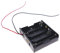 BeMatik - Porte-Piles Plat pour 4 Piles LR6 AA 1,5 V (EN090)