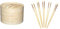 KitchenCraft World of Flavours Bamboo Steamer Basket, 2 Tier, 20 cm & Dexam Bamboo Chopsticks with Dragon Print Pack of 10 pairs