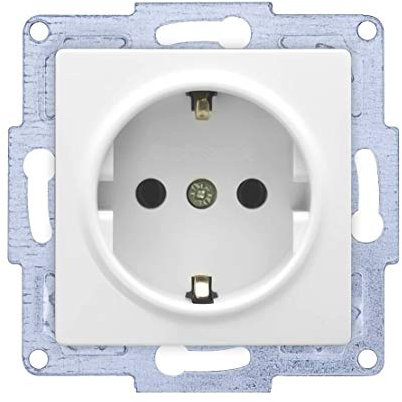 Gunsan VISAGE + MODERNA Modul Steckdose Schutzkontakt Weiss