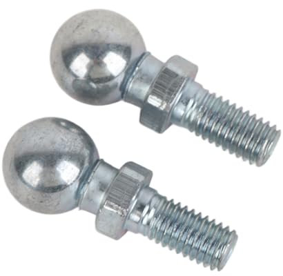 Kugelbolzenschraube M8, 2 Stk. Kugelbolzen M8 aus Edelstahl für Gasdruckfedern Kugelkopfhaube