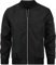 YOUTHUP Herren Jacke Leichte Übergangsjacke mit Ärmeltasche Sommerjacke Regular Fit Freizeit Bomberjacke, Schwarz, 3XL