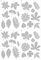 Garneck 32pcs Window Stickers Anti Collision Stickers Transparent Window Cling Leaf Stickers for Bird Strikes On Doors and Windows Glass Decor
