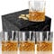 OPAYLY Whiskey Glasses Set of 4, Rocks Glasses, 10 oz Old Fashioned Tumblers for Drinking Scotch Bourbon Whisky Cocktail Cognac Vodka Gin Tequila Rum Liquor Rye Gift for Men Women at Home Bar