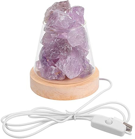 Milisten Lampe Kristallstein Wohnkultur Duftlicht Warmes Nachtlicht Zur Entspannung