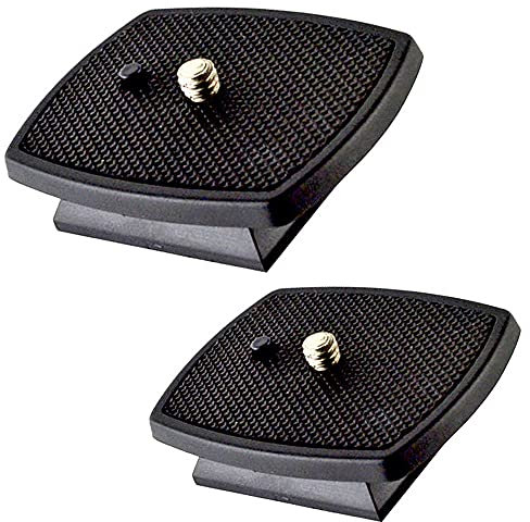2Pcs Quick Release Plate Tripod Head Screw Adapter Mount Camera Tripod Quick Release Plate Plate Clamp Adapter Used to Connect The Camera to The Tripod Head