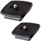2Pcs Quick Release Plate Tripod Head Screw Adapter Mount Camera Tripod Quick Release Plate Plate Clamp Adapter Used to Connect The Camera to The Tripod Head