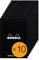 Rhodia 16559C - Packung mit 10 Notizblöcken No.16, DIN A5 80 Blätter Dot-Lineatur 80g, Schwarz, 1 Pack