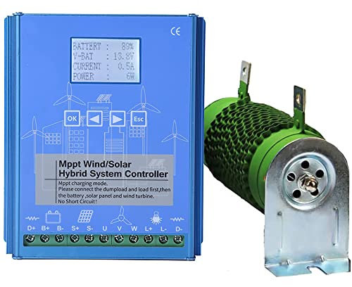 1600W Solar&Wind Hybrid System MPPT Laderegler 600W Solar Controller 1000w Windkraftanlage 12V 24V Auto regler Heimgebrauch Windgenerator