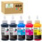 JoyPrinting Compatible Refill Ink Bottle Replacement 664 T664 Ink Multipack (T6641 T6642 T6643 T6644) for ET-2500 ET-2550 ET-2600 ET-2650 ET-4500 ET-14000 L100 L110 L350 L355 L555 5 Pack
