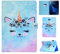 Vaitasy Funda para Samsung Galaxy Tab A 10.1 Pulgadas 2016 (SM-T580/ SM-T585), Ranura para Tarjeta con Función Soporte Carcasa Galaxy Tab A6 10.1 - Unicornio