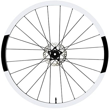 DualColorStampe Aufkleber kompatibel mit Canyon Felgen 26 Zoll – 27,5 Zoll – 28 – 29 Zoll – Fahrrad MTB Bike Sticker Felgen MTB B0015 (27,5 Zoll, Schwarz 70)