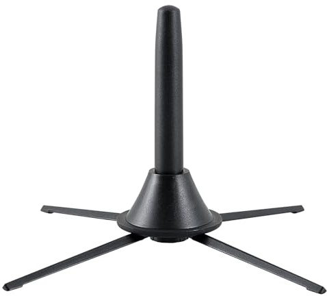 RANMING Clarinet Stand Black Portable Clarinet Stands Professional Foldable Clarinet Stand,4-Leg Support Clarinet Holder Stable and Scratch-Resistant Clarinet Stands