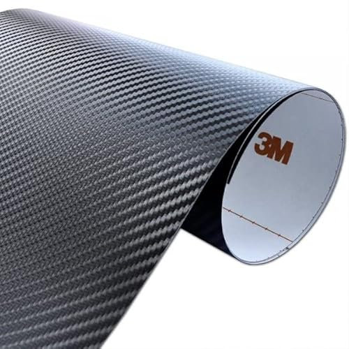 MOTOS 3M DI NOC Schwarz Carbon Autofolie Car Wrapping Folie CA 421 122X90