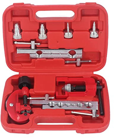 Juego de Herramientas para expandir Tubos de Cobre de 3 a 19 mm, con cortatubos, escariador y abocardador, para Sistemas de calefacción, ventilación y Aire Acondicionado (HVAC)